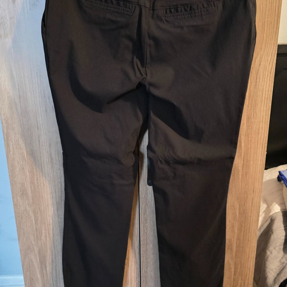 Torrid Studio- Trouser Straight Deluxe Stretch Mid-Rise Pant- 16T, Black - Picture 5 of 9